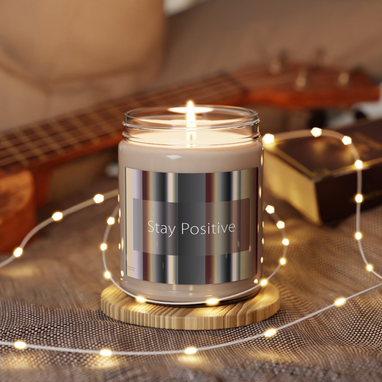 Scented Soy Candle, 9oz Stay Positive - Design No.700