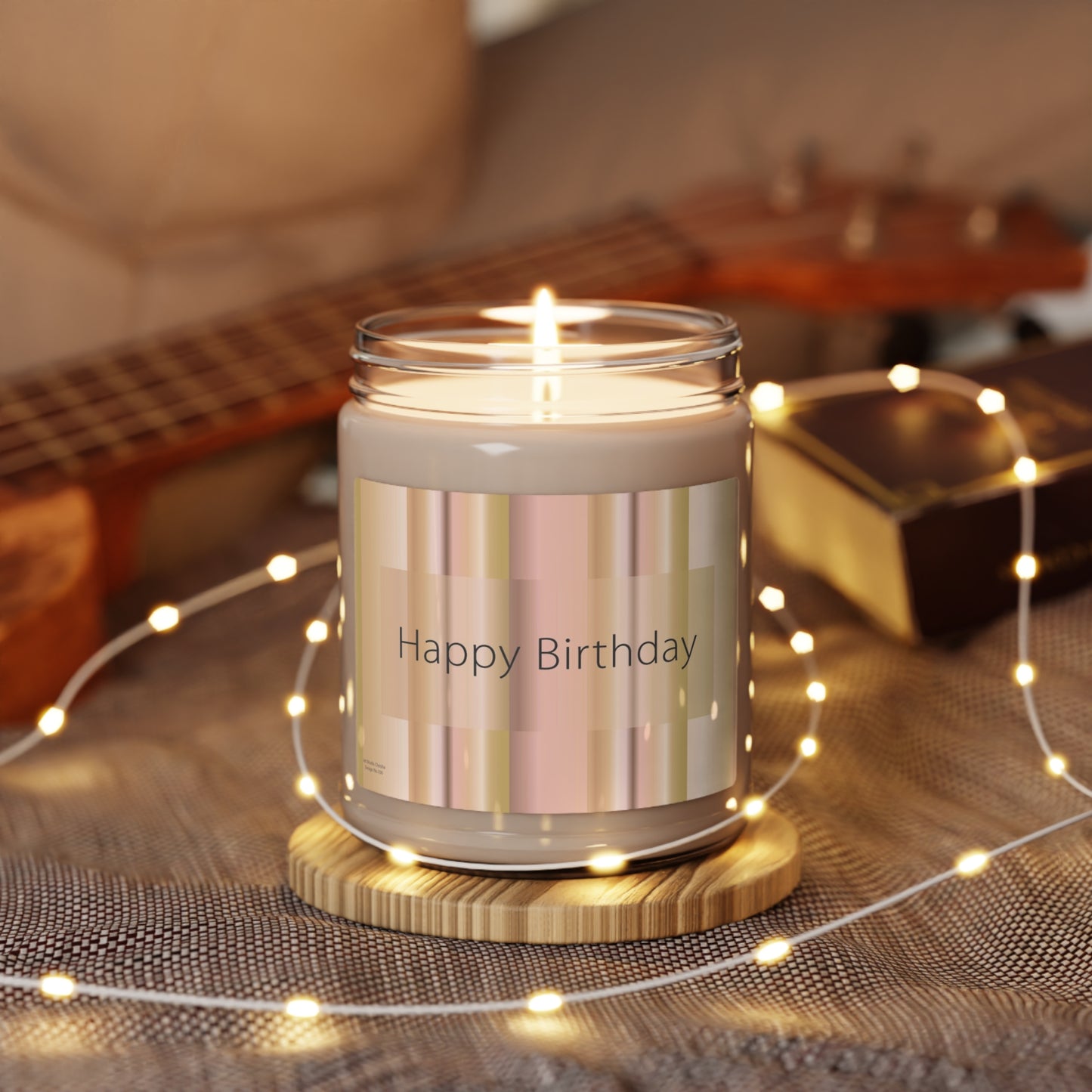 Scented Soy Candle, 9oz Happy Birthday - Design No.100