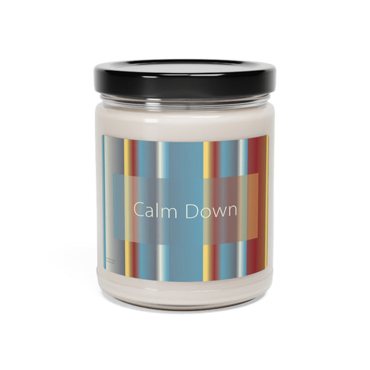 Scented Soy Candle, 9oz Calm Down - Design No.500