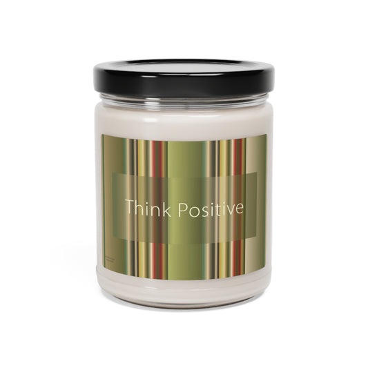 Scented Soy Candle, 9oz Think Positive - Design No.300