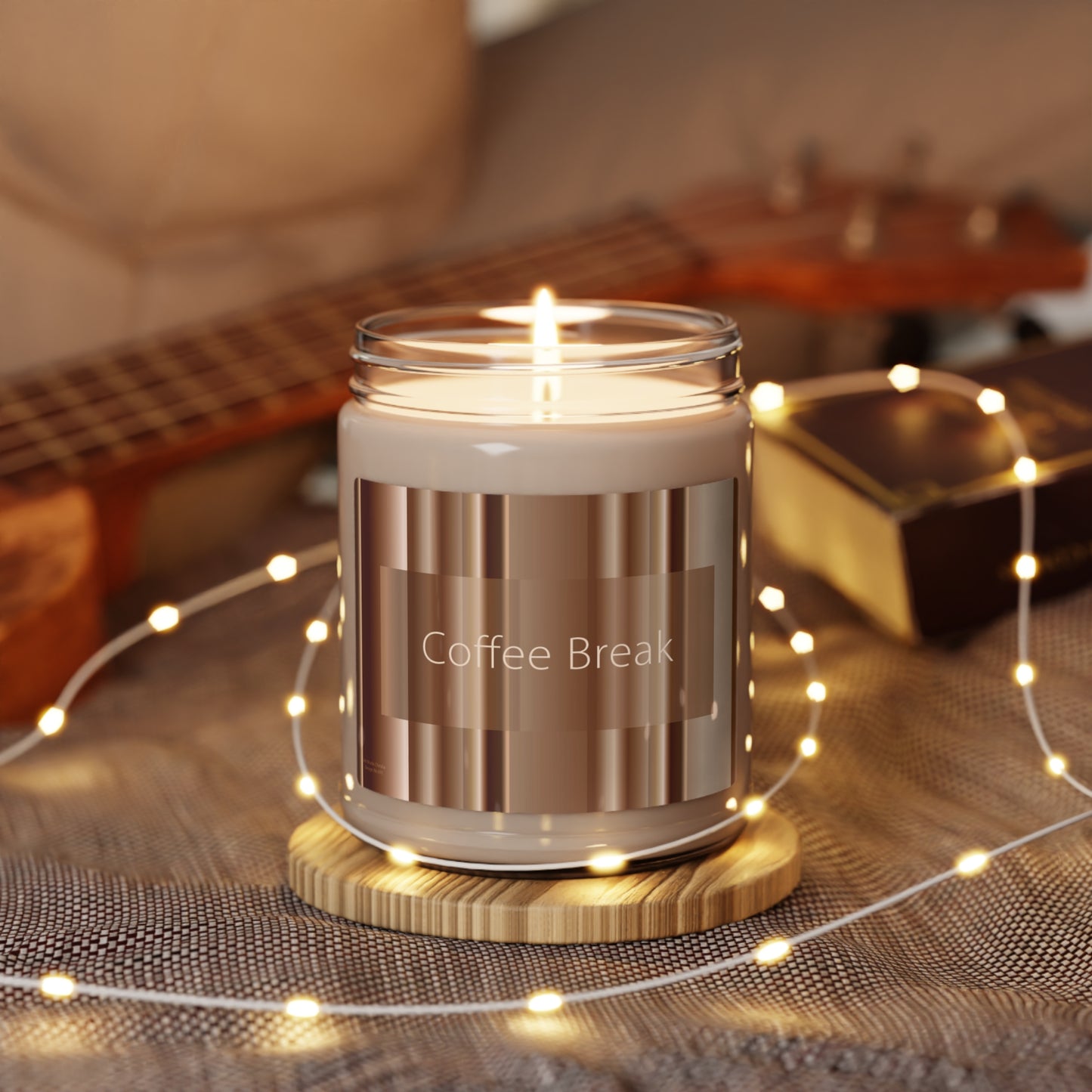 Scented Soy Candle, 9oz Coffee Break - Design No.101