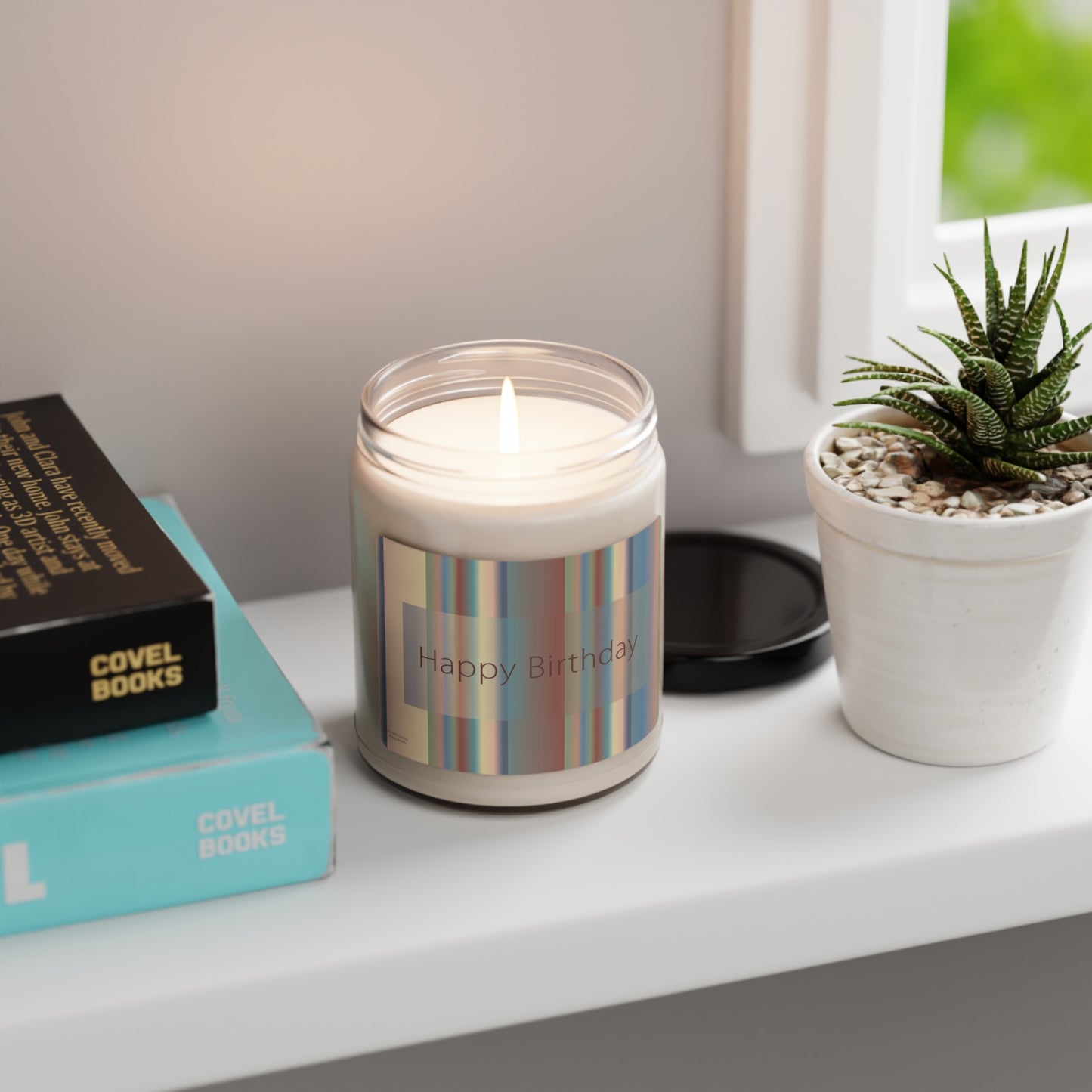 Scented Soy Candle, 9oz Happy Birthday - Design No.800