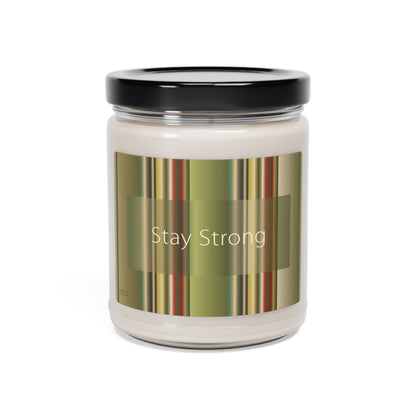 Scented Soy Candle, 9oz Stay Strong - Design No.300