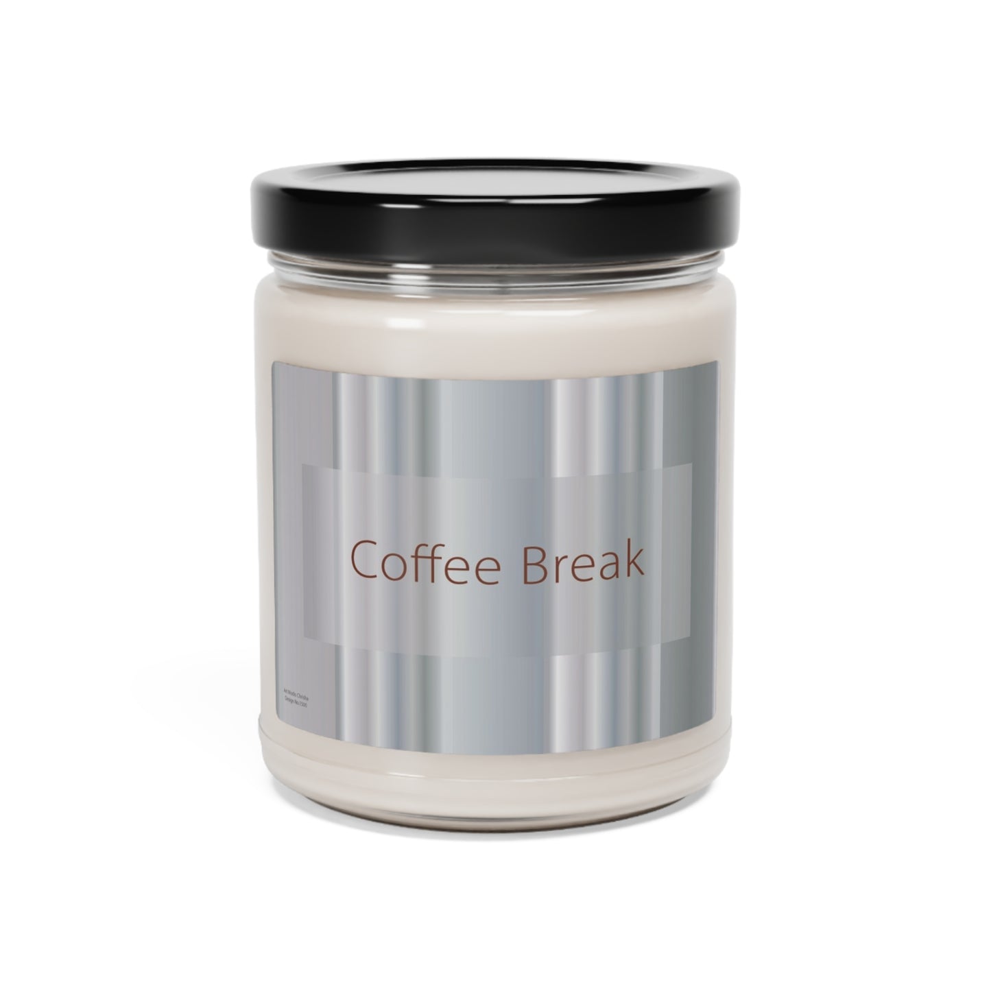 Scented Soy Candle, 9oz Coffee Break - Design No.1500