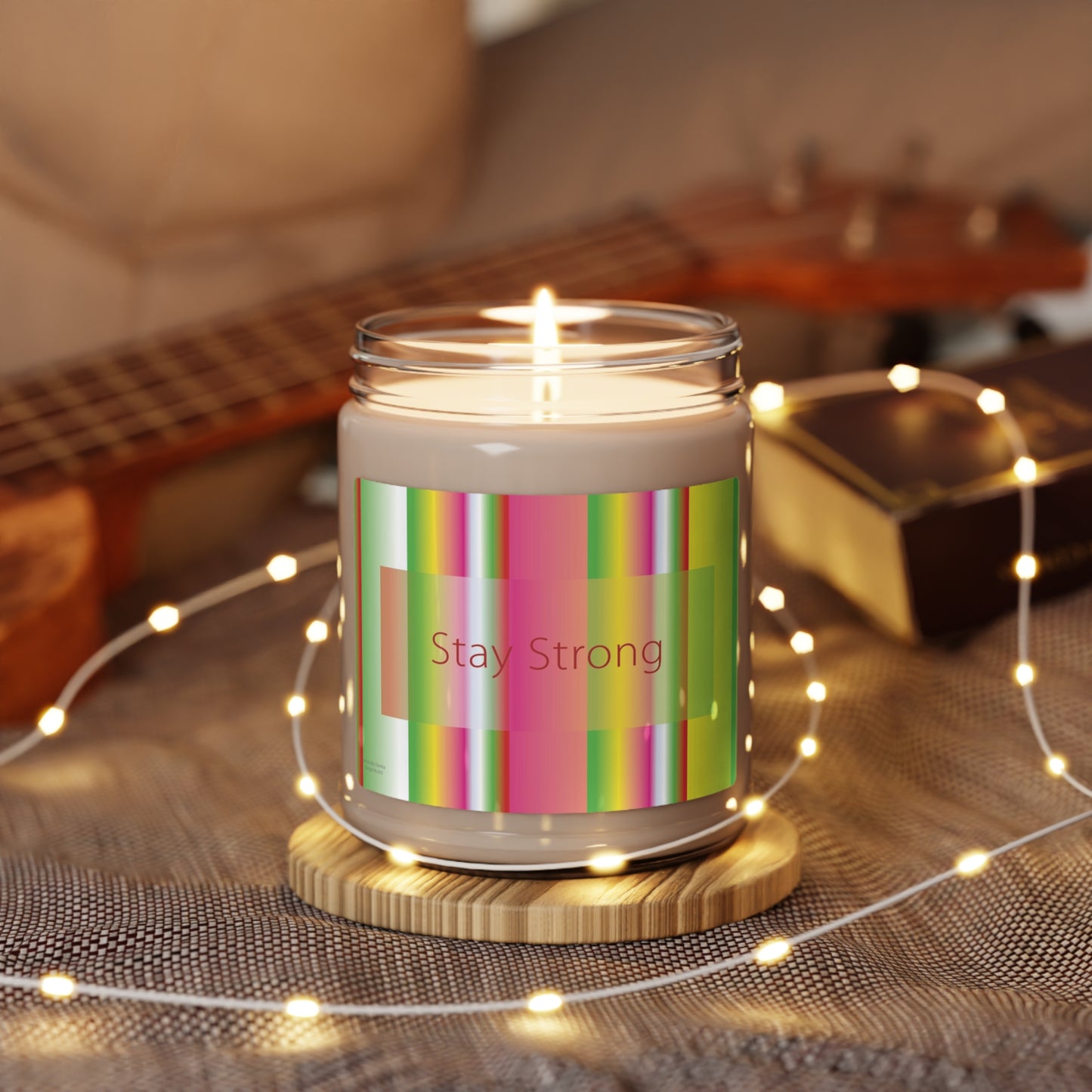 Scented Soy Candle, 9oz Stay Strong - Design No.602