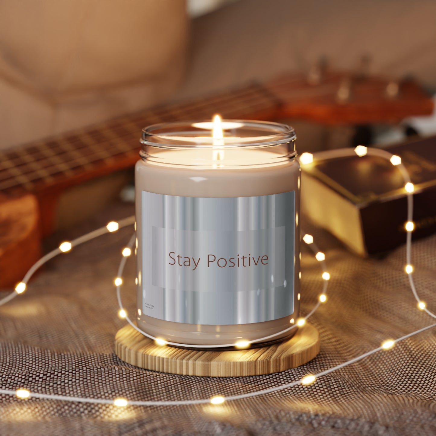 Scented Soy Candle, 9oz Stay Positive - Design No.1500