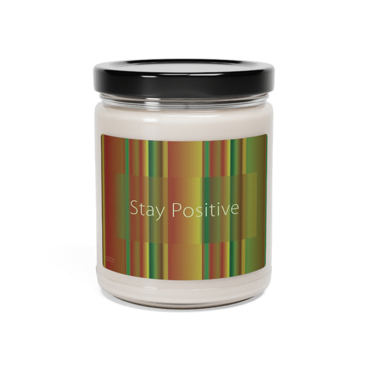 Scented Soy Candle, 9oz Stay Positive - Design No.1900