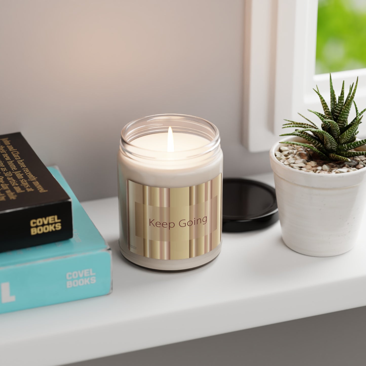 Scented Soy Candle, 9oz Keep Going - Design No.2000