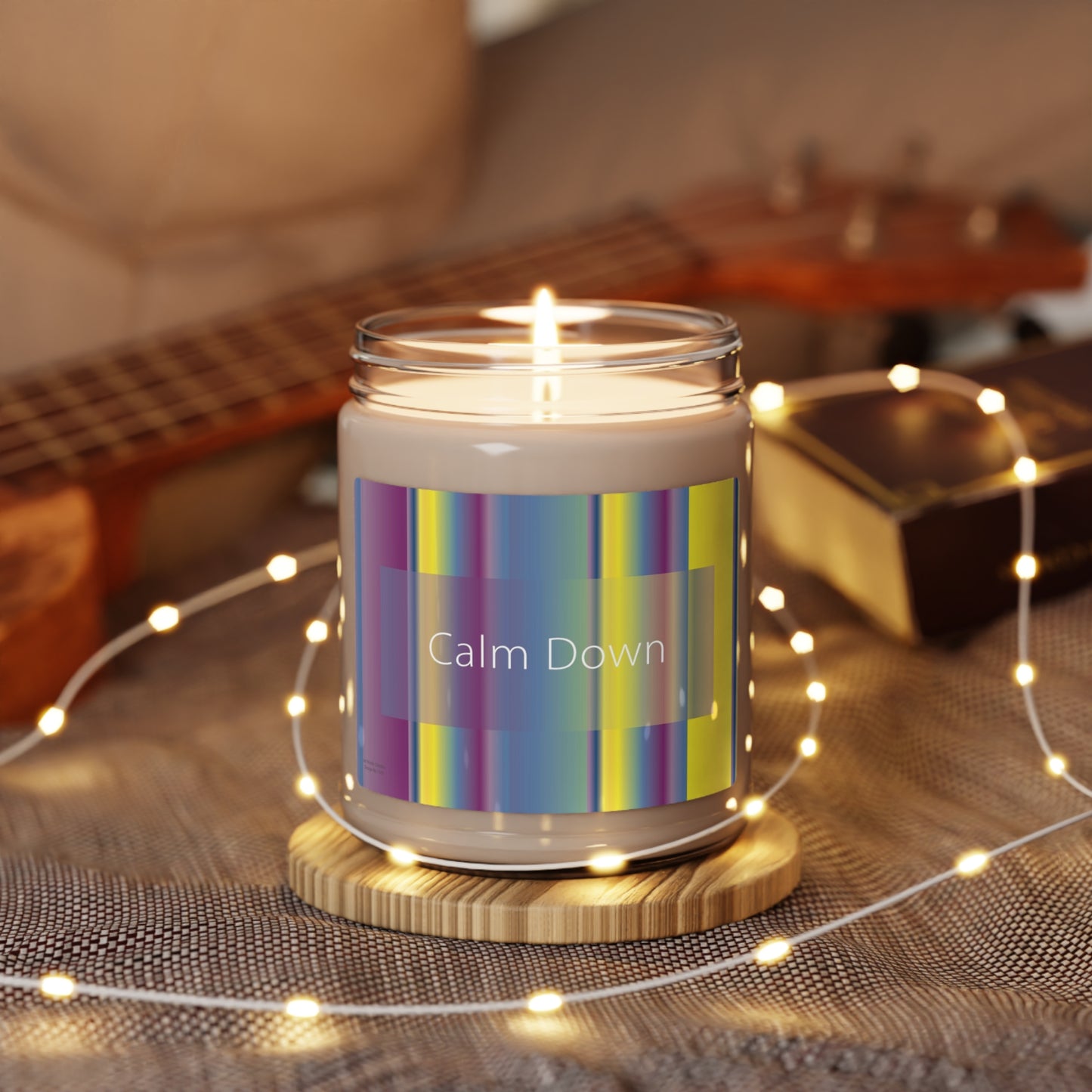 Scented Soy Candle, 9oz Calm Down - Design No.1300