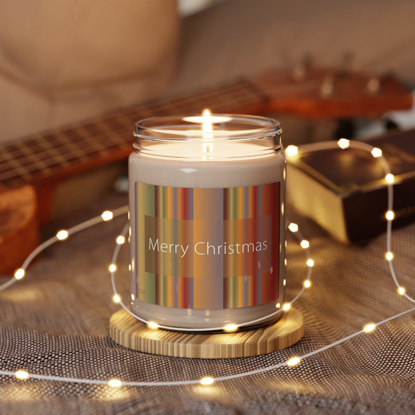 Scented Soy Candle, 9oz Merry Christmas - Design No.1700