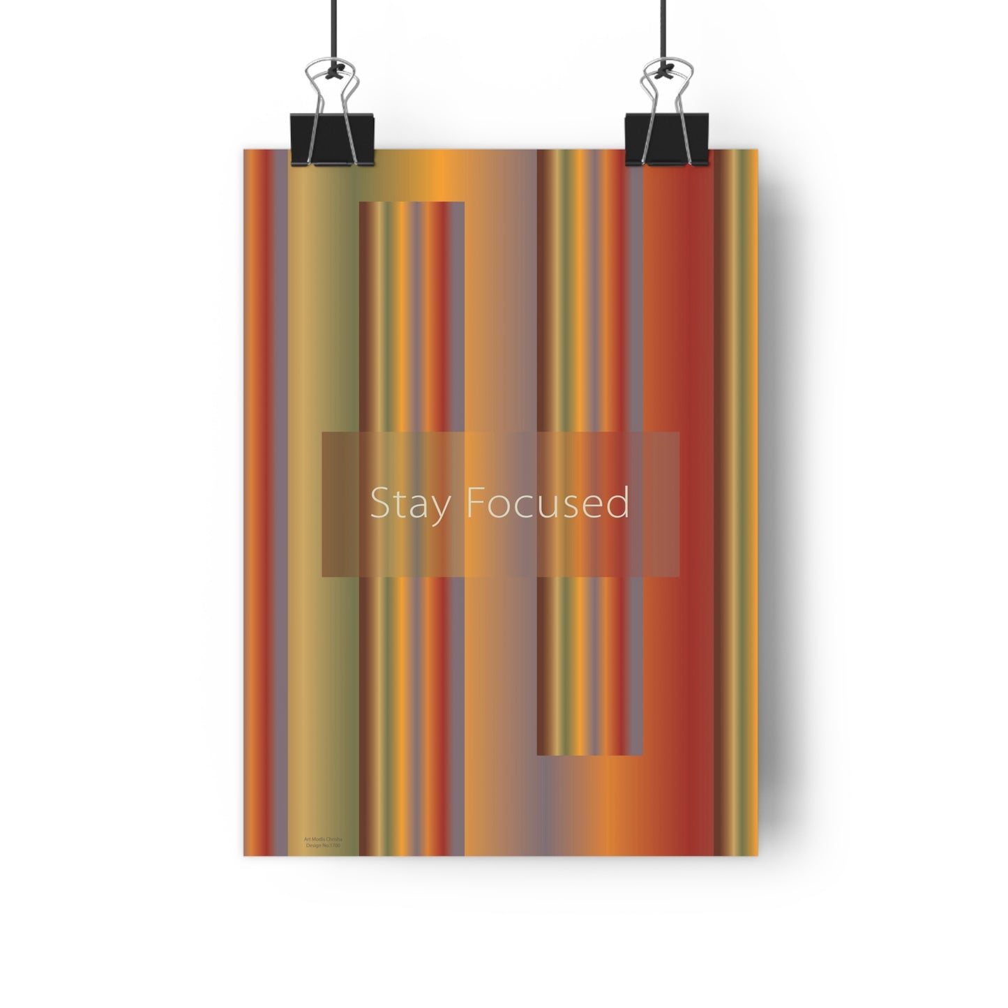Giclée Art Print 8" x 11" Stay Focused - Design No.1700
