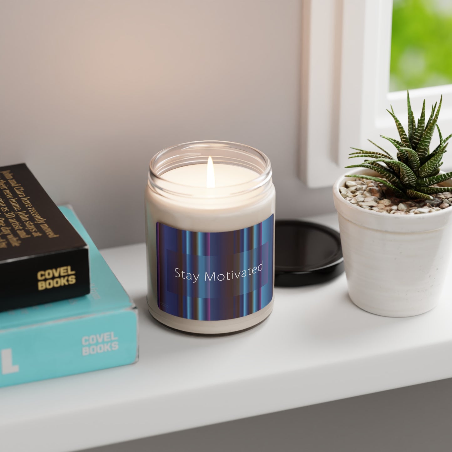 Scented Soy Candle, 9oz Stay Motivated - Design No.8000