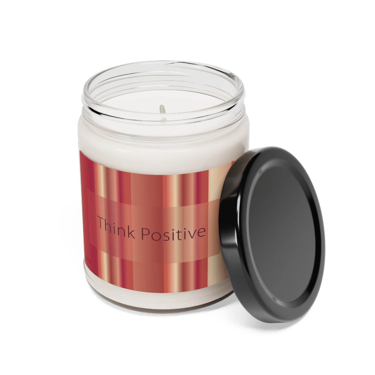 Scented Soy Candle, 9oz Think Positive - Design No.1101
