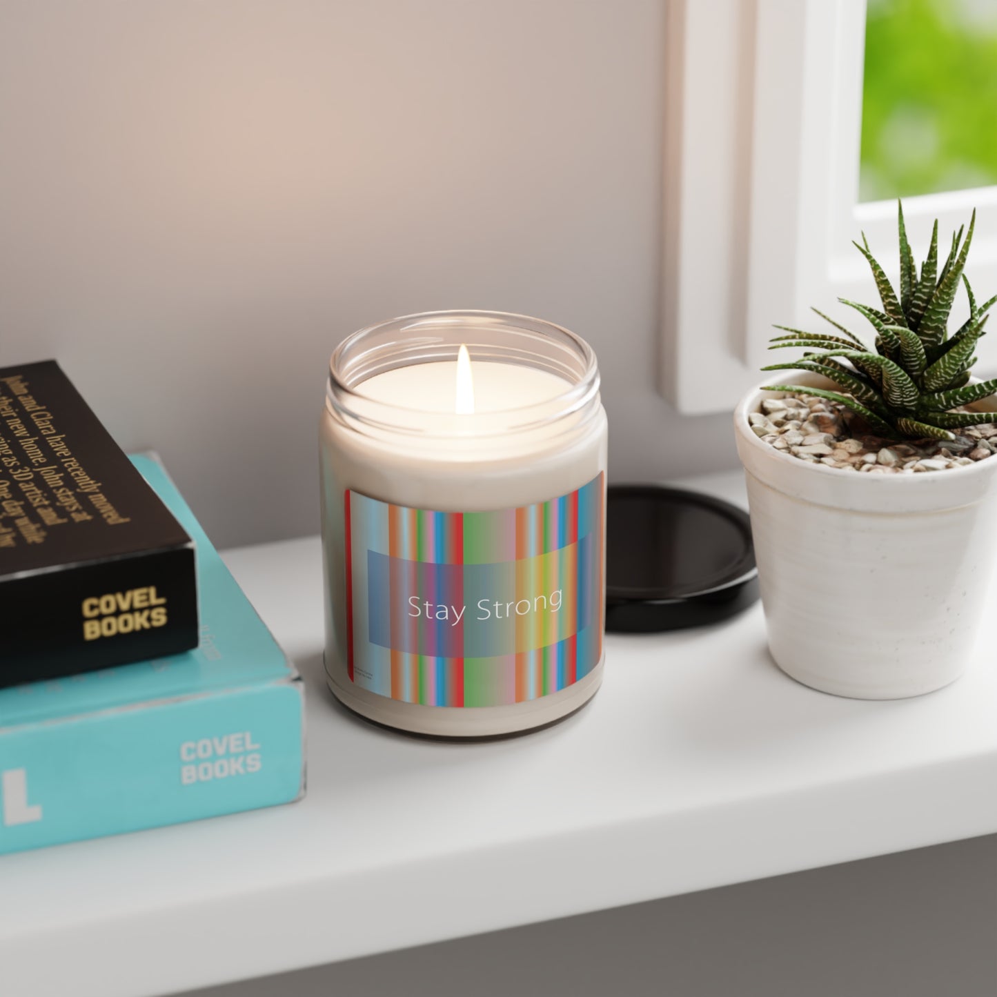 Scented Soy Candle, 9oz Stay Strong - Design No.1400