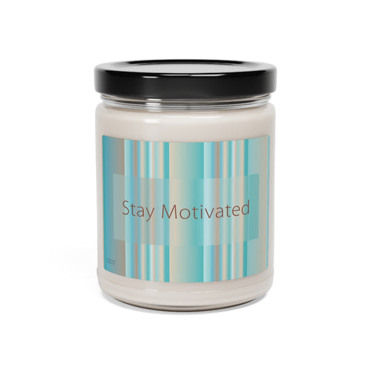 Scented Soy Candle, 9oz Stay Motivated - Design No.2100