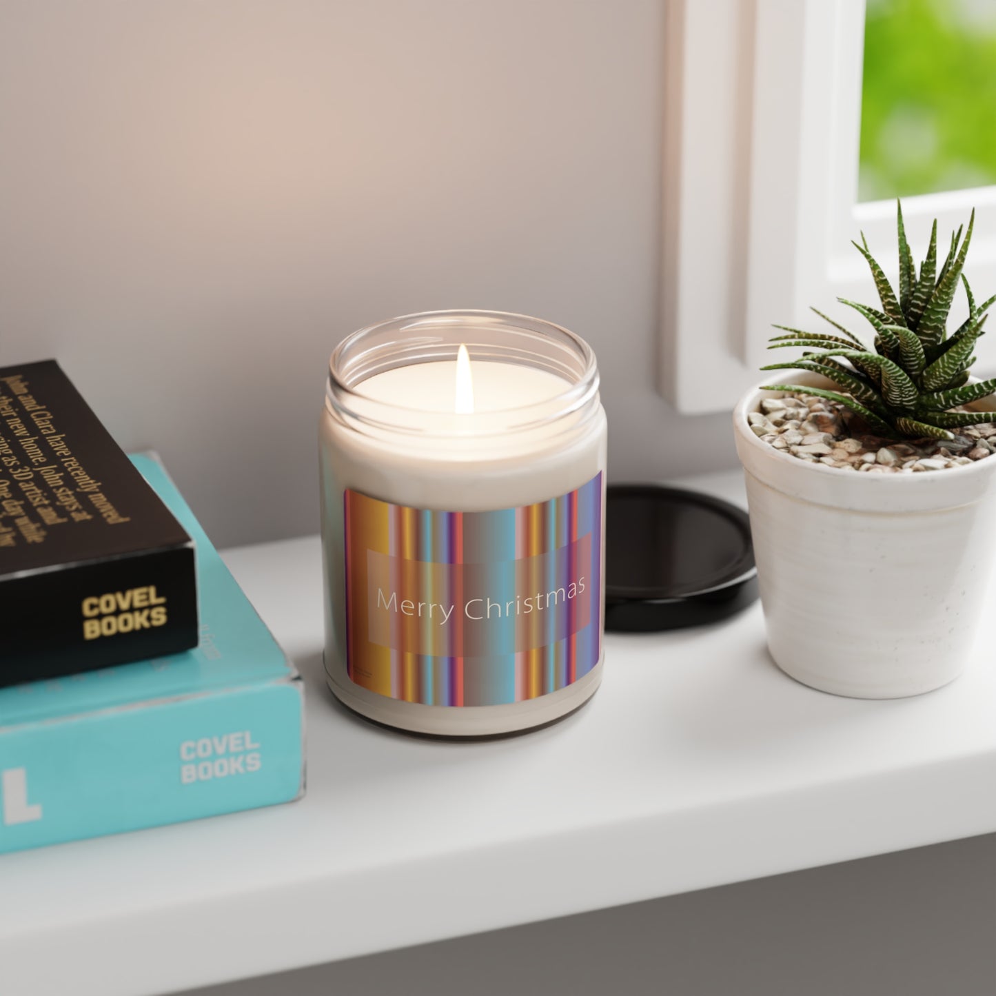 Scented Soy Candle, 9oz Merry Christmas - Design No.1801