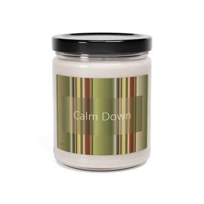 Scented Soy Candle, 9oz Calm Down - Design No.300