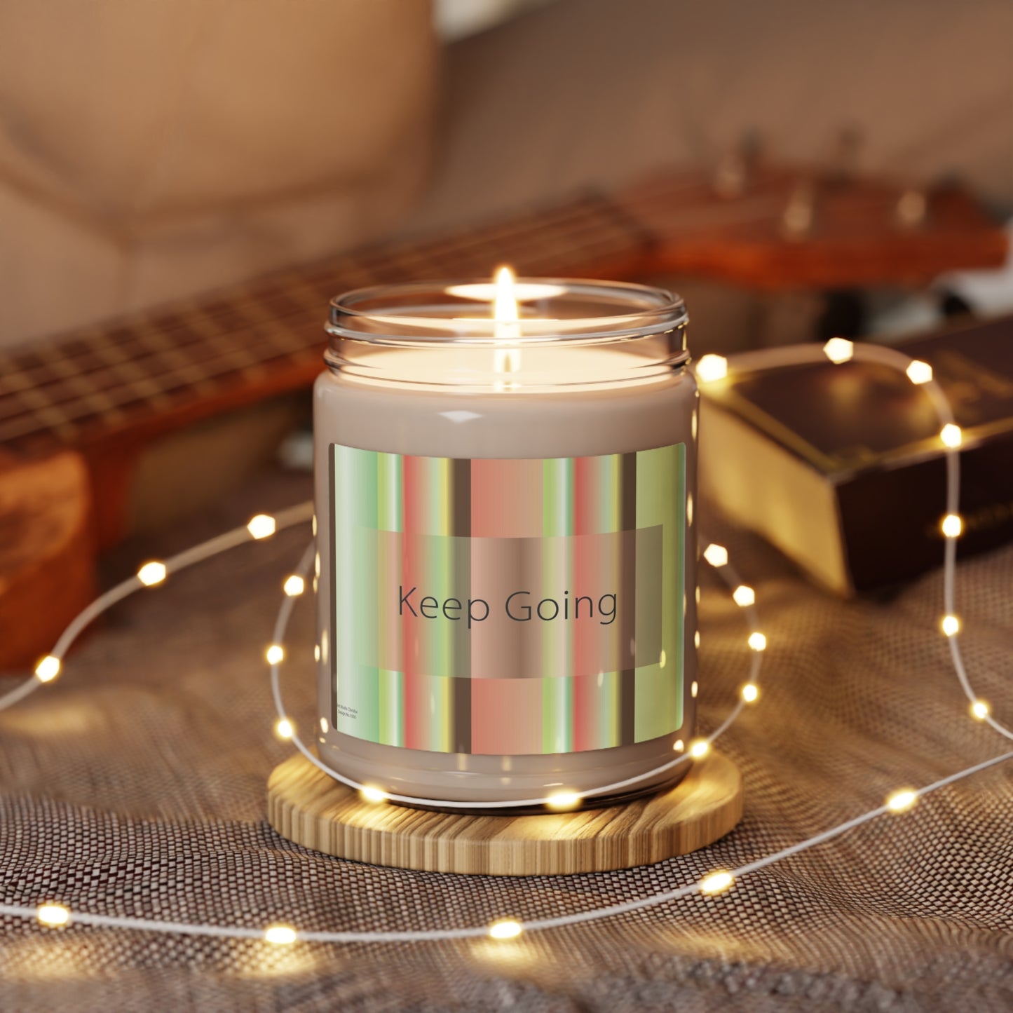 Scented Soy Candle, 9oz Keep Going - Design No.1000