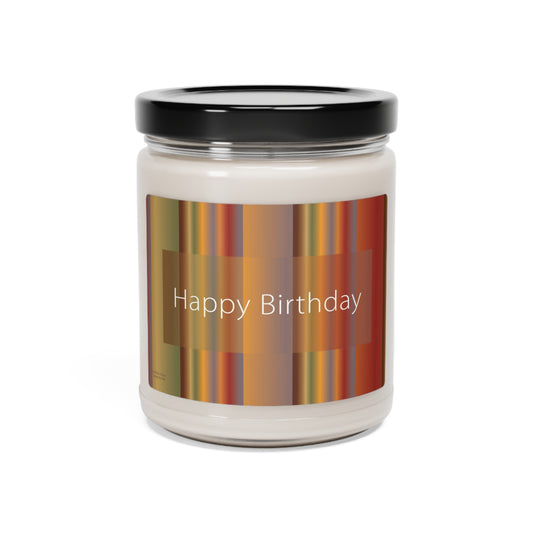 Scented Soy Candle, 9oz Happy Birthday - Design No.1700