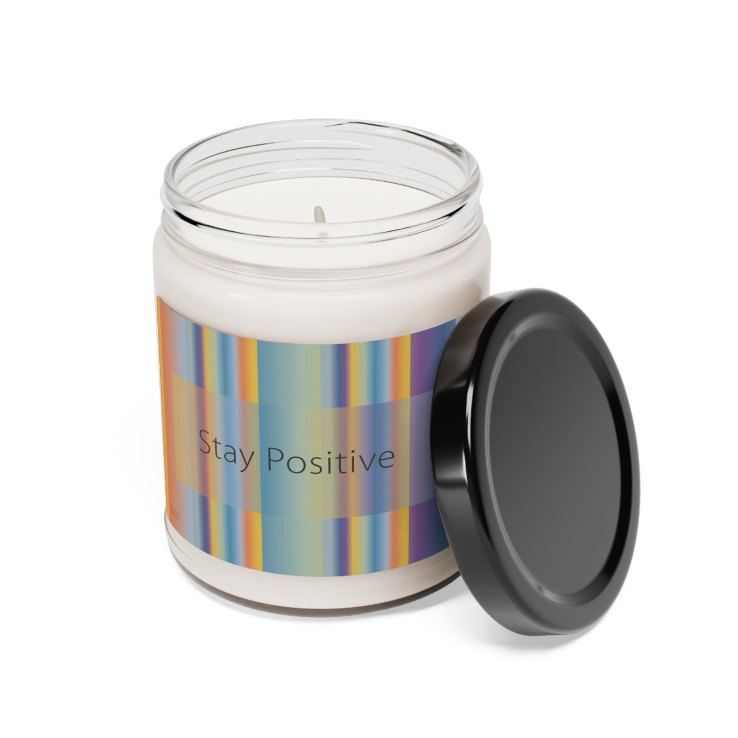 Scented Soy Candle, 9oz Stay Positive - Design No.400