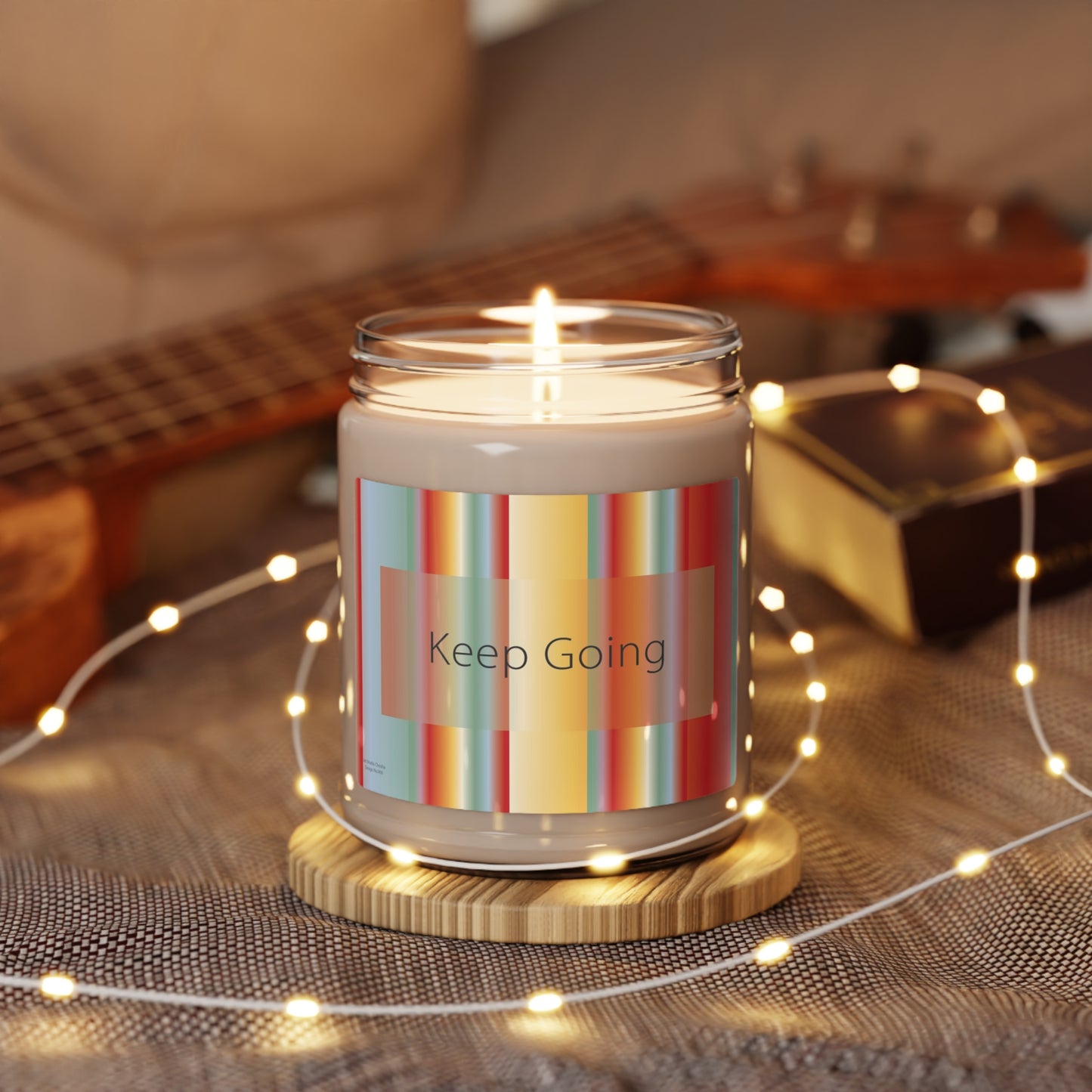 Scented Soy Candle, 9oz Keep Going - Design No.900