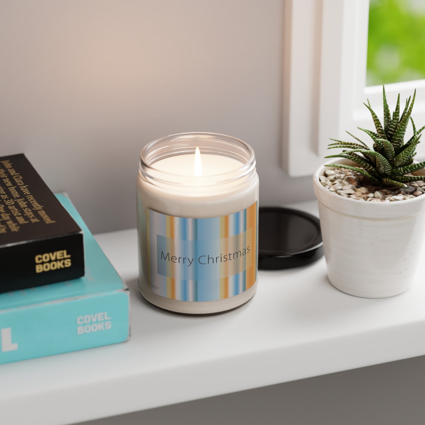 Scented Soy Candle, 9oz Merry Christmas - Design No.200