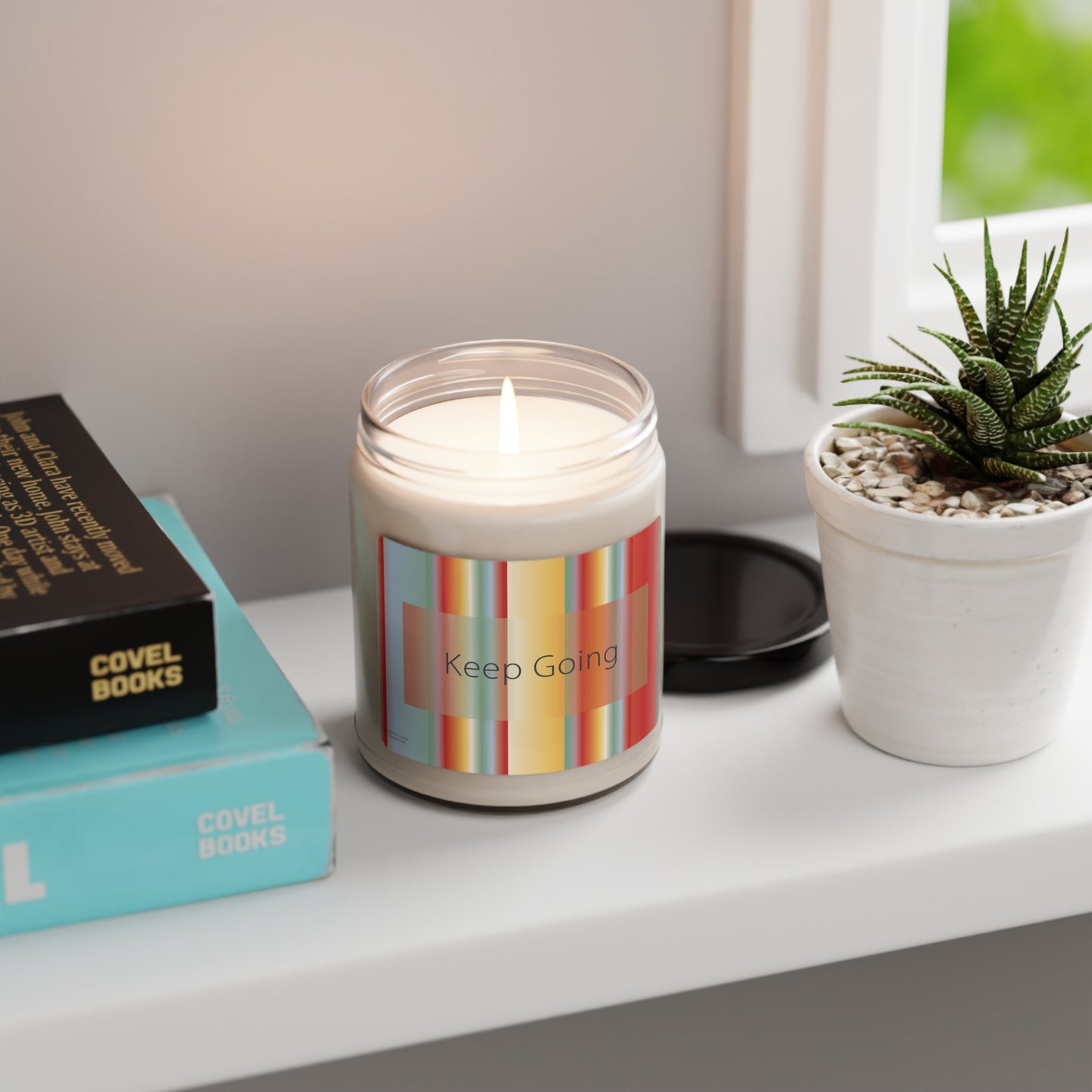 Scented Soy Candle, 9oz Keep Going - Design No.900