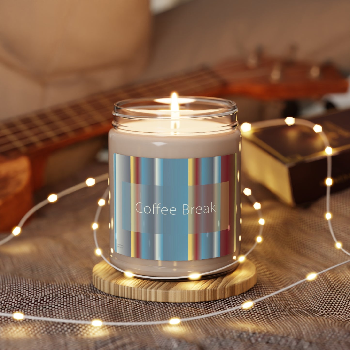 Scented Soy Candle, 9oz Coffee Break - Design No.500