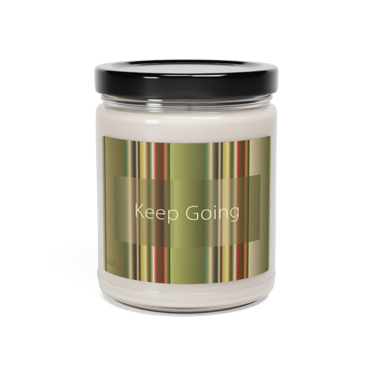 Scented Soy Candle, 9oz Keep Going - Design No.300