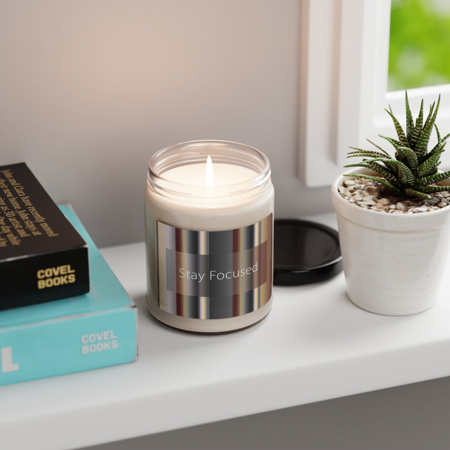 Scented Soy Candle, 9oz Stay Focused - Design No.700