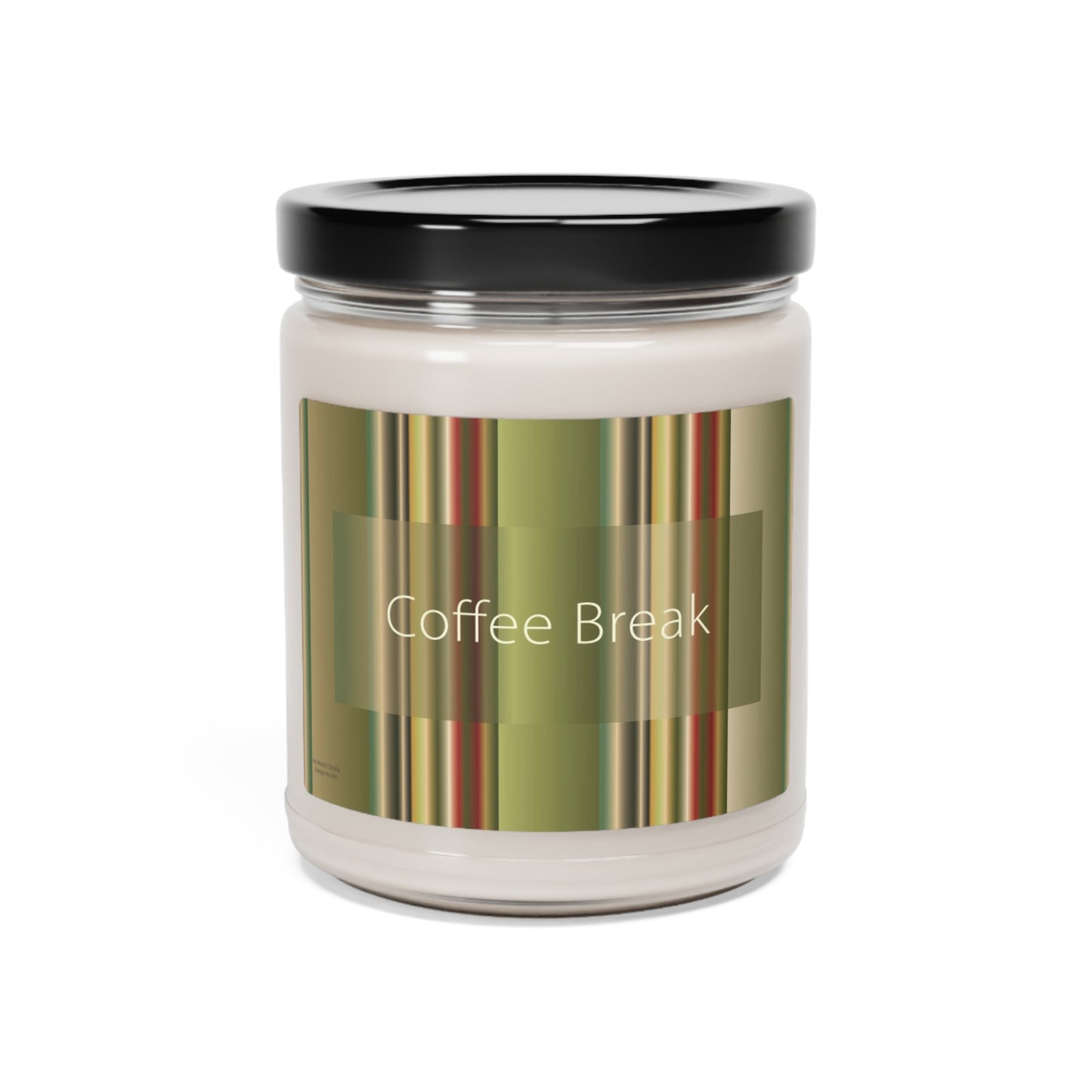 Scented Soy Candle, 9oz Coffee Break - Design No.300