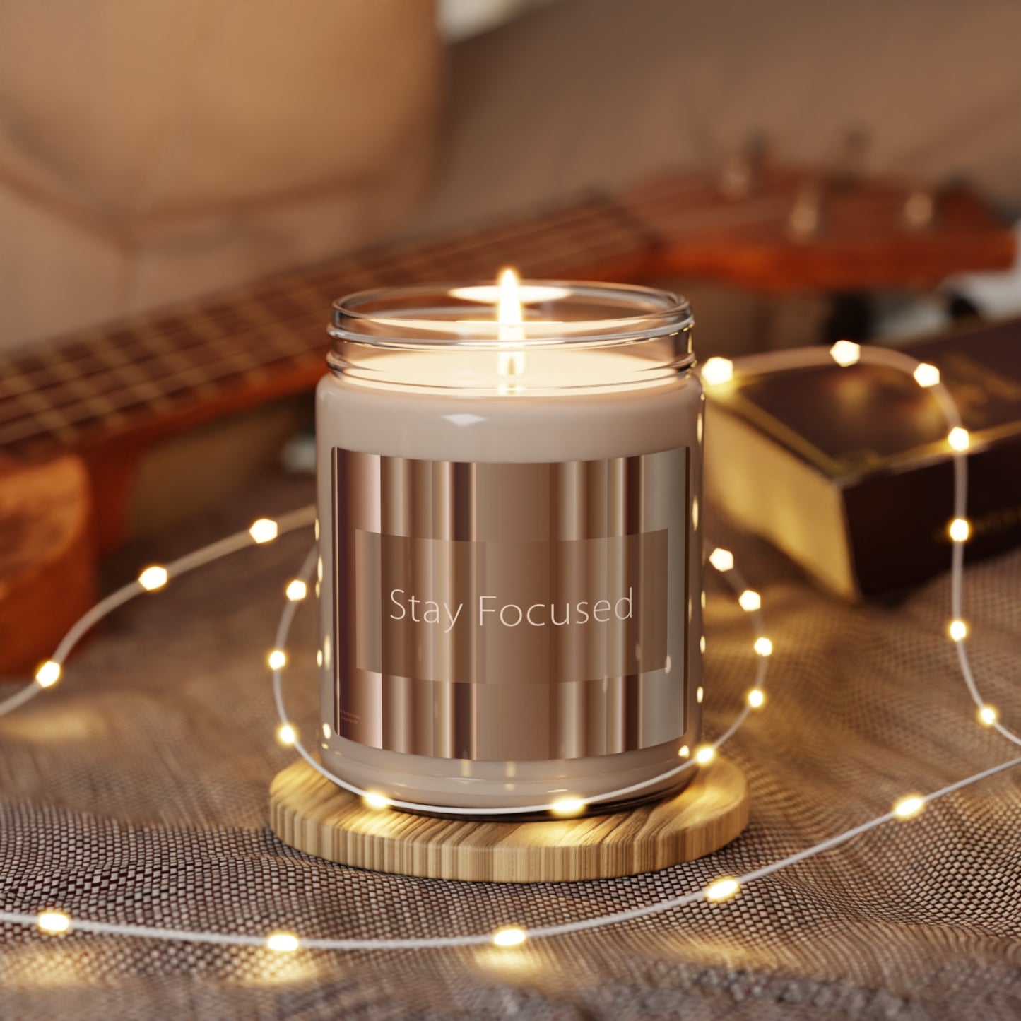 Scented Soy Candle, 9oz Stay Focused - Design No.101