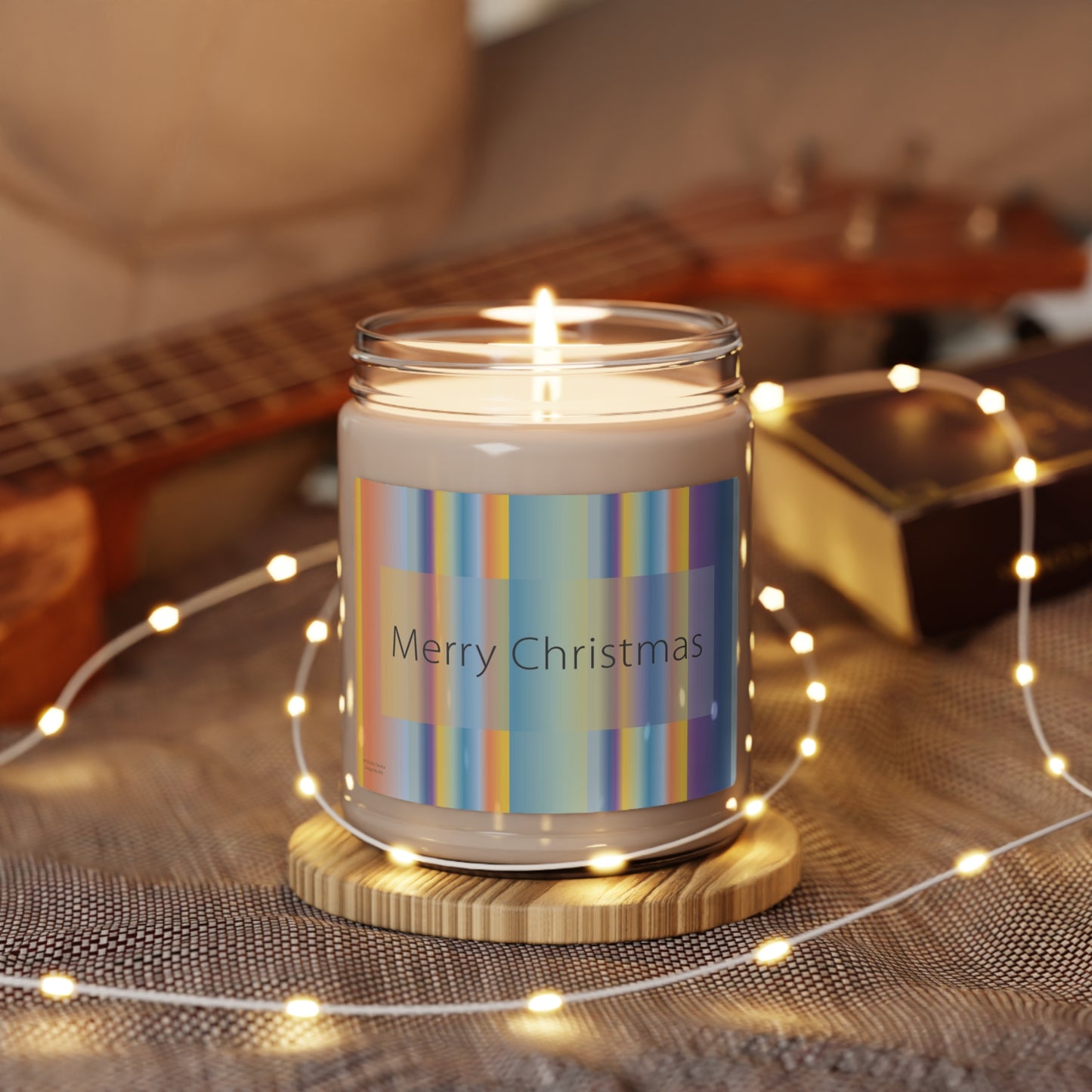 Scented Soy Candle, 9oz Merry Christmas - Design No.400