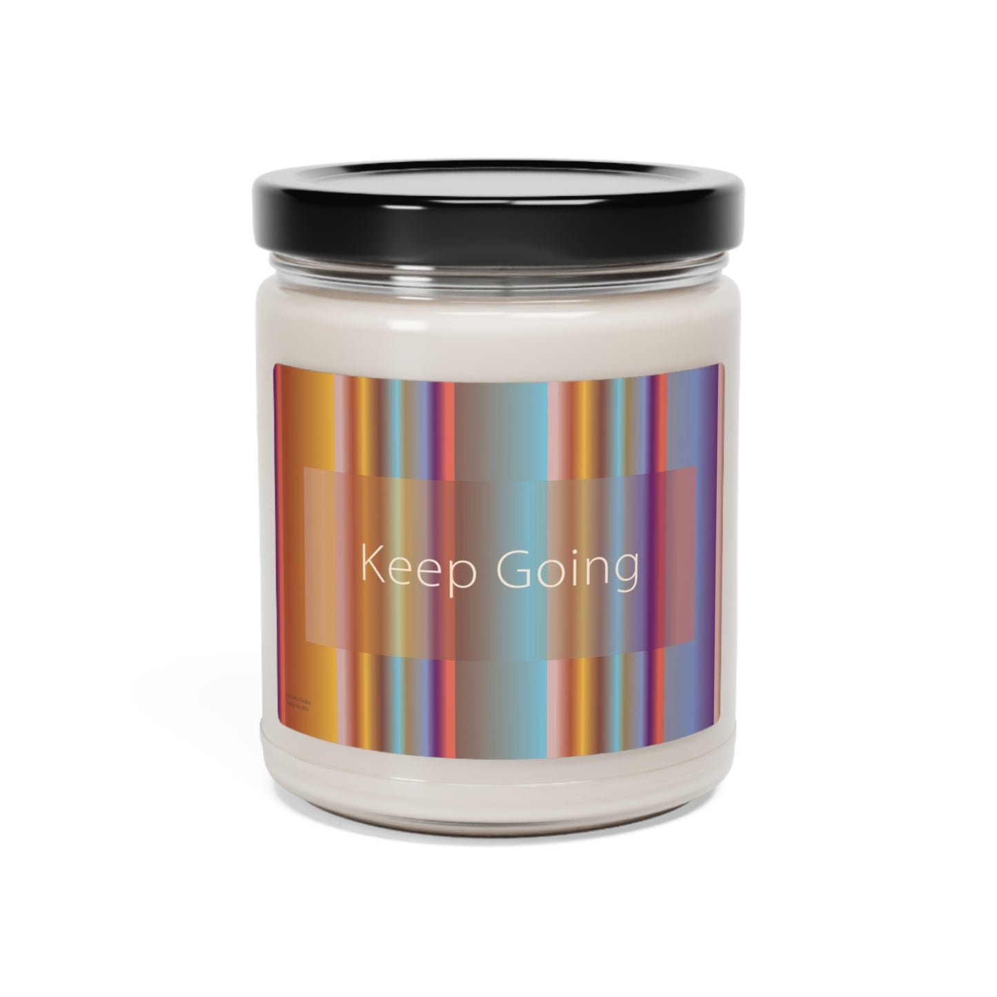 Scented Soy Candle, 9oz Keep Going - Design No.1801