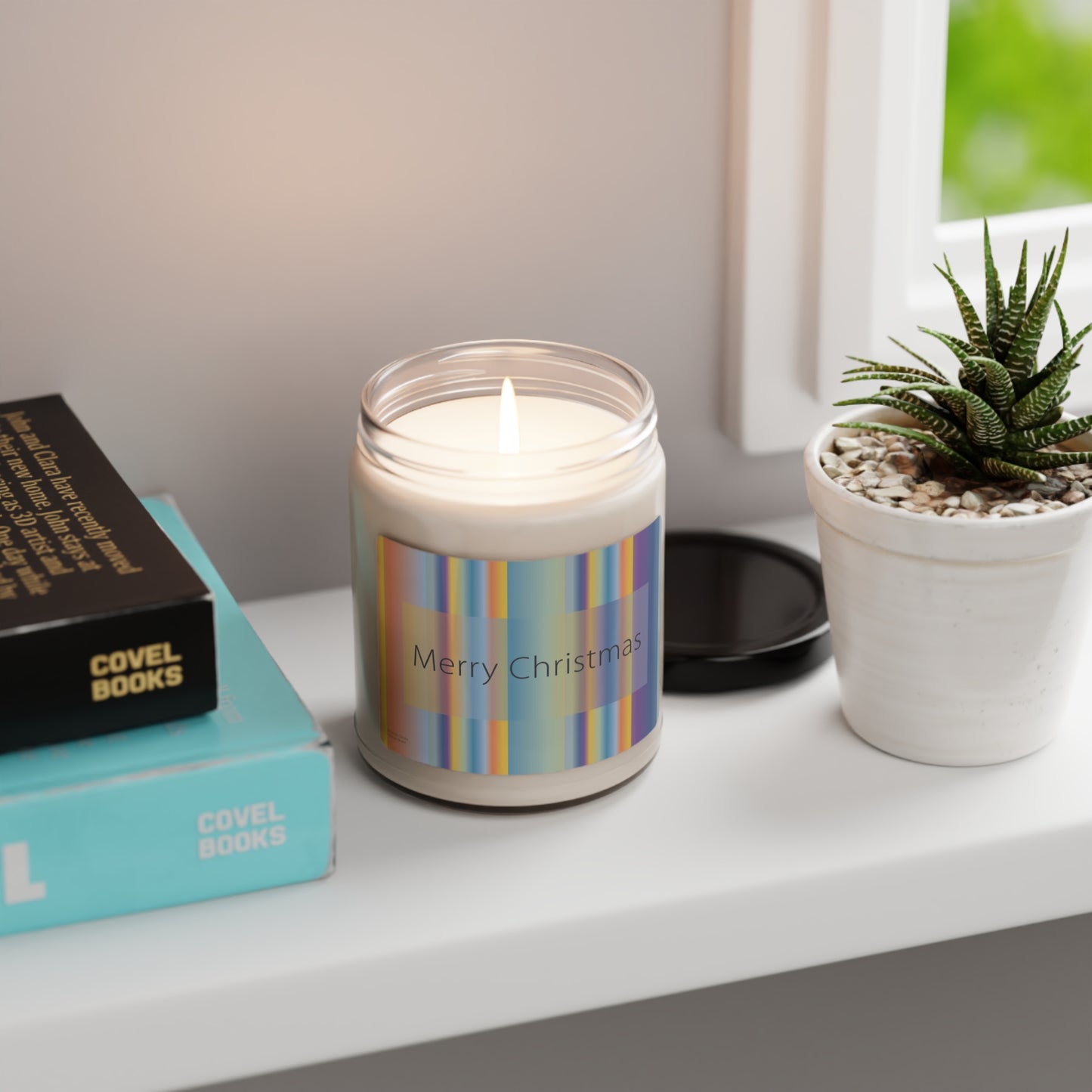 Scented Soy Candle, 9oz Merry Christmas - Design No.400