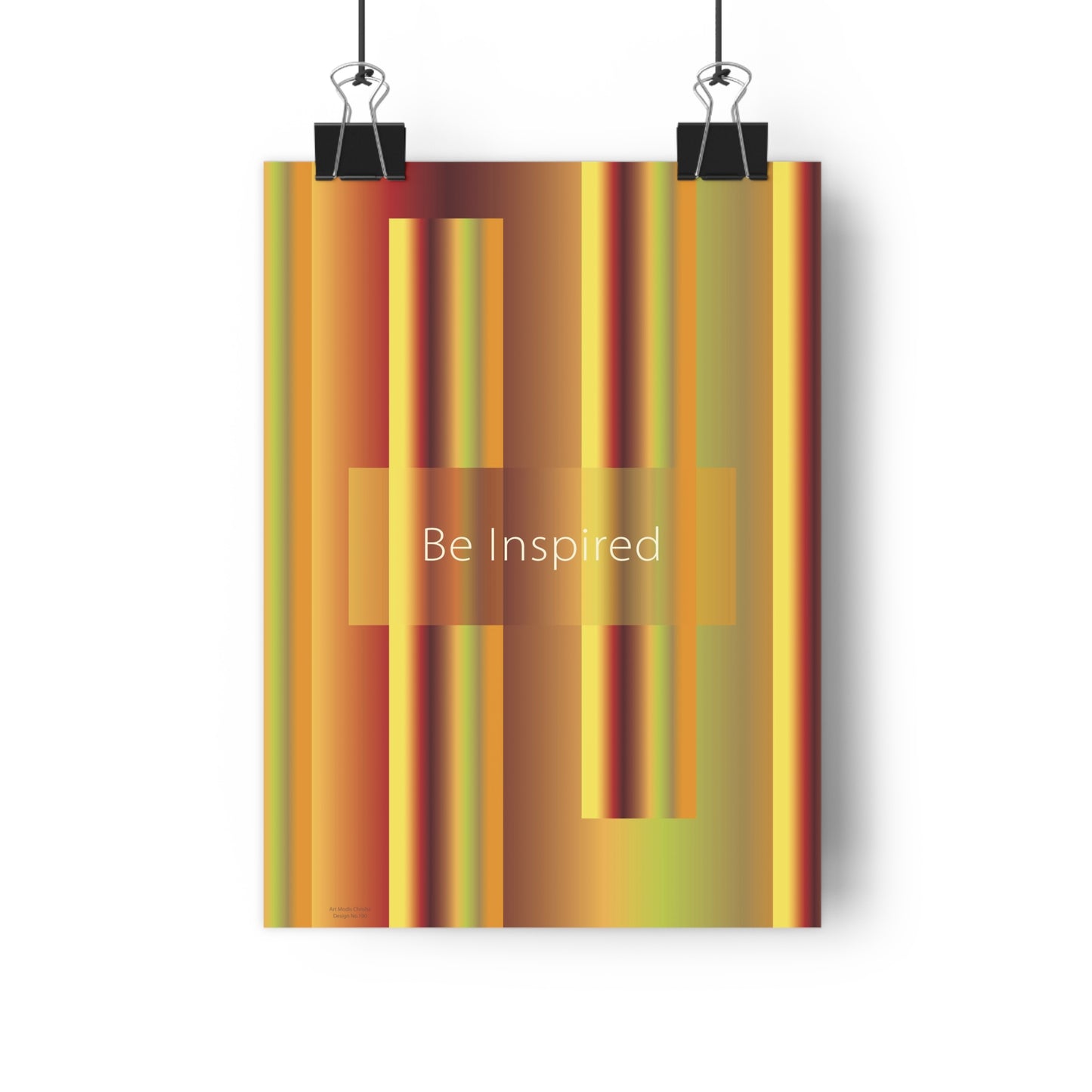 Giclée Art Print 8" x 11" Be Inspired, Design No.1200