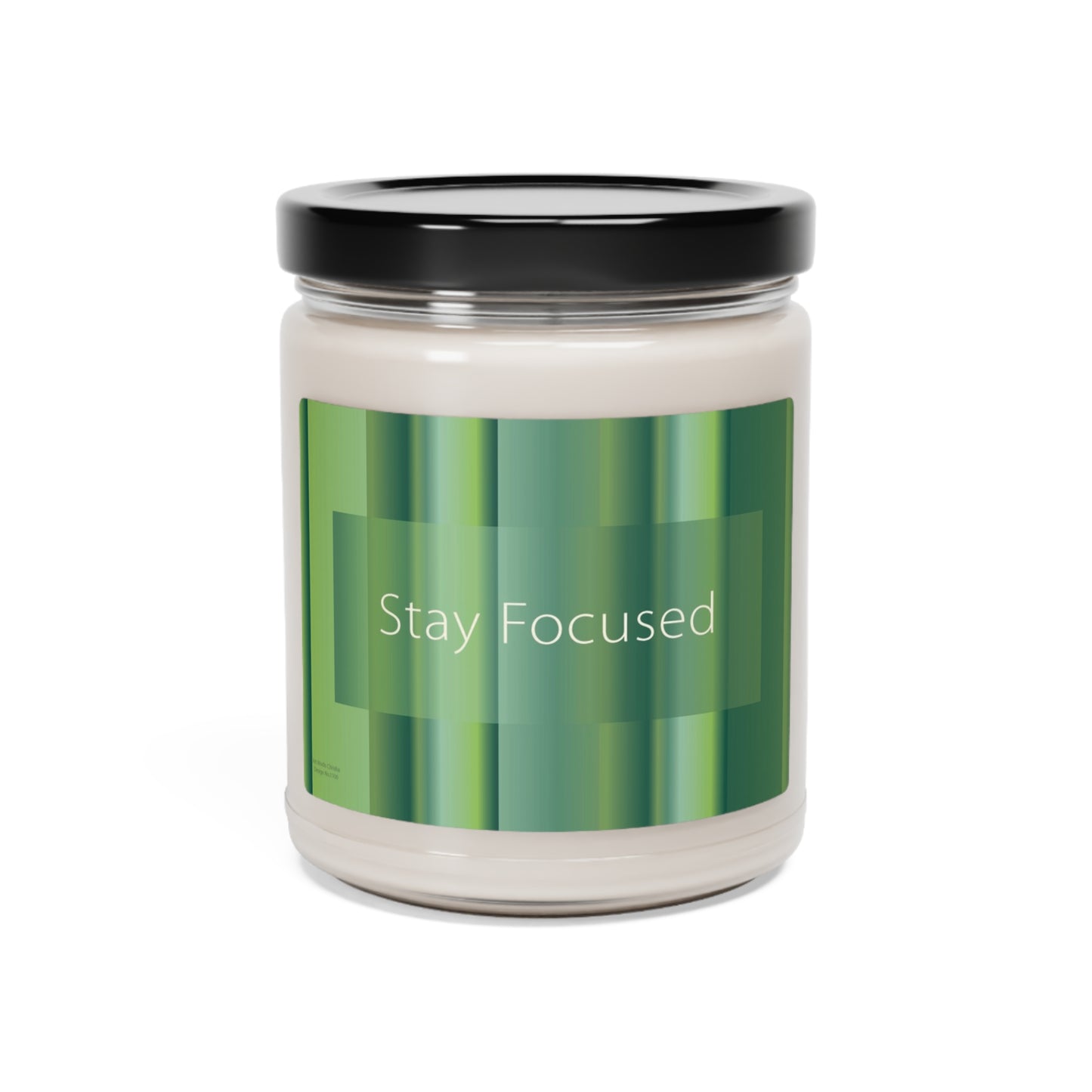 Scented Soy Candle, 9oz Stay Focused - Design No.1100