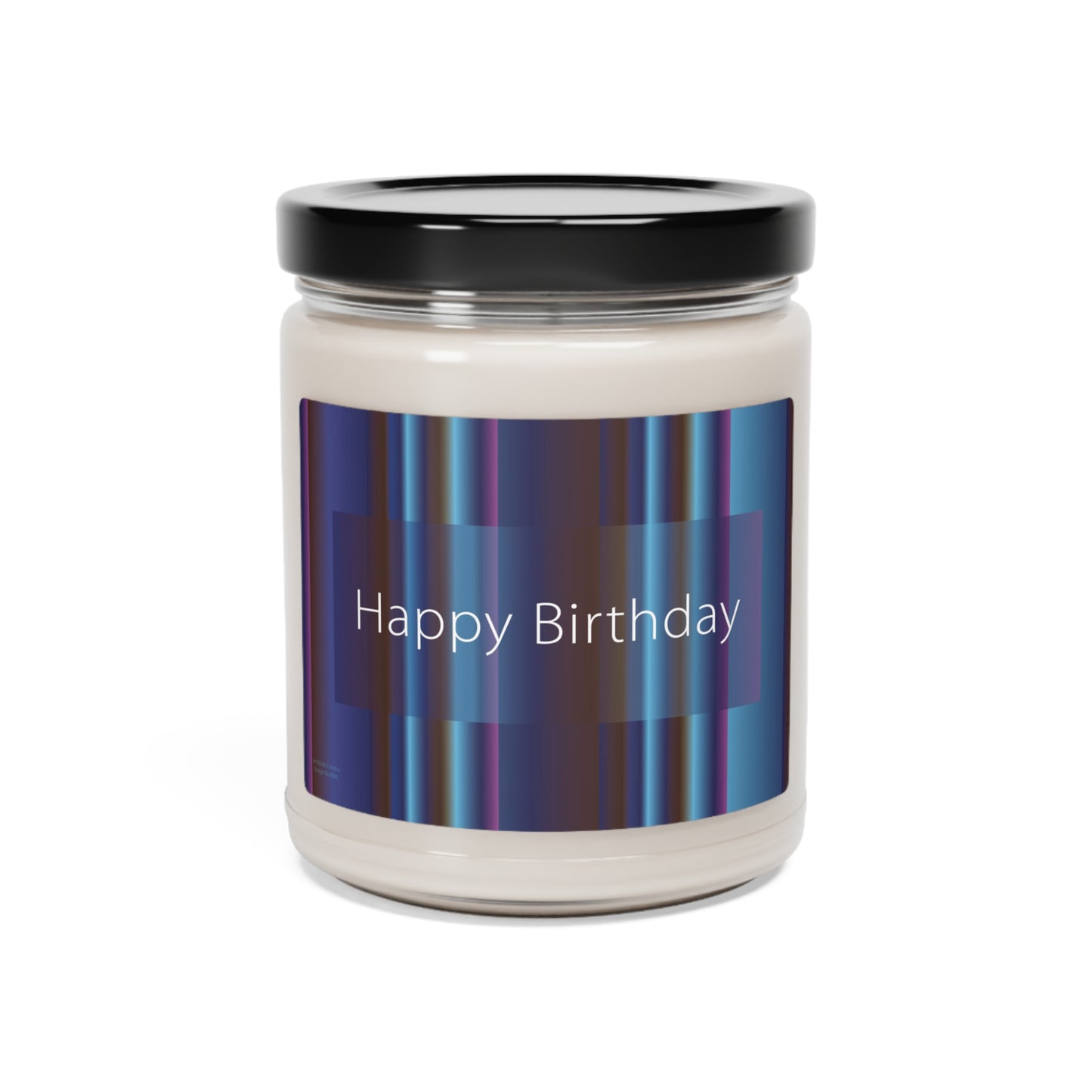 Scented Soy Candle, 9oz Happy Birthday - Design No.8000