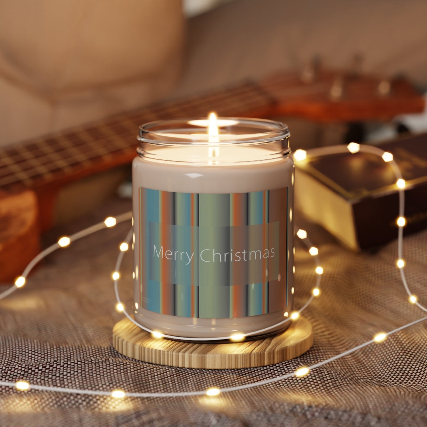 Scented Soy Candle, 9oz Merry Christmas - Design No.202