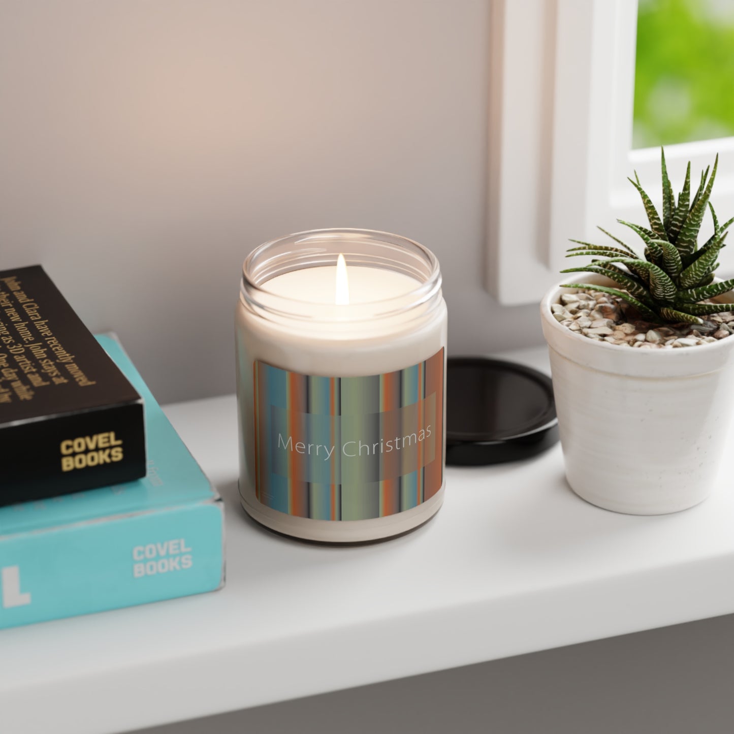 Scented Soy Candle, 9oz Merry Christmas - Design No.202