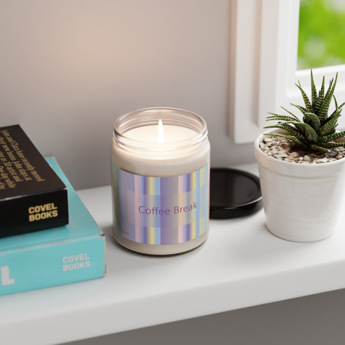 Scented Soy Candle, 9oz Coffee Break - Design No.1600