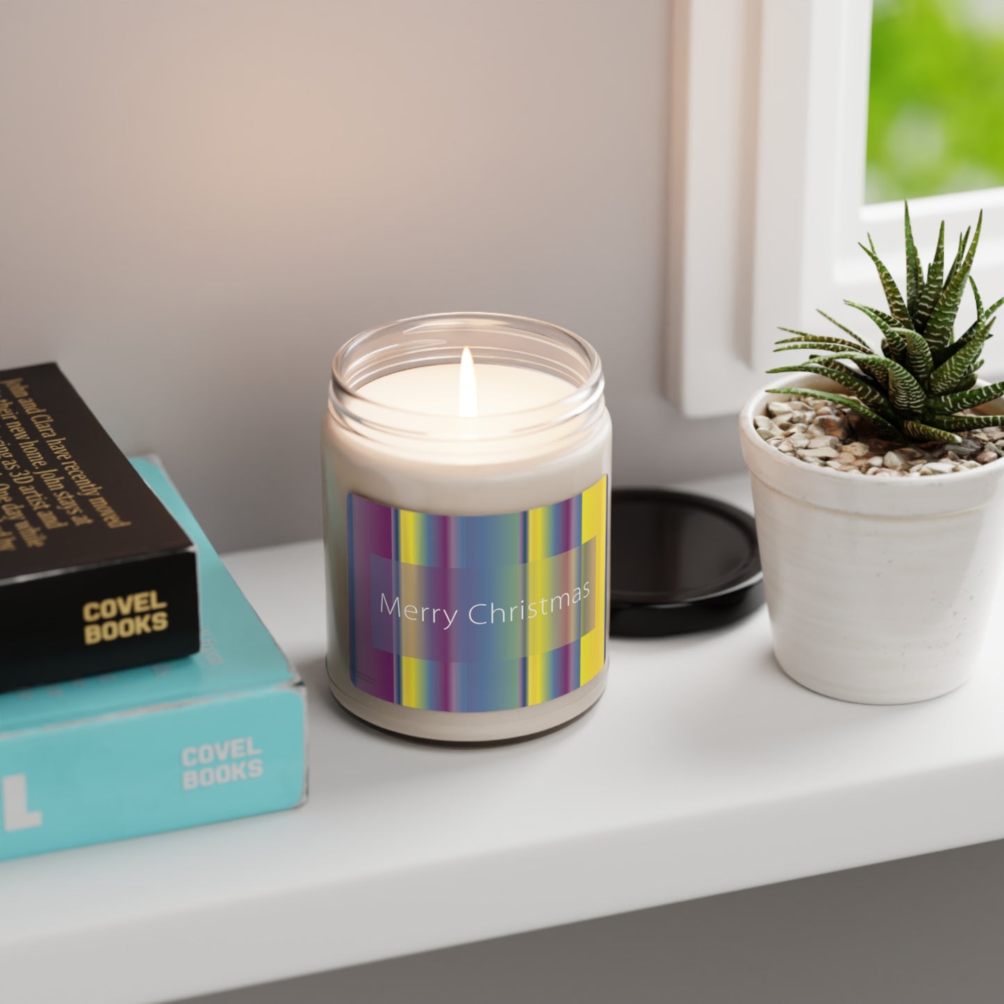 Scented Soy Candle, 9oz Merry Christmas - Design No.1300