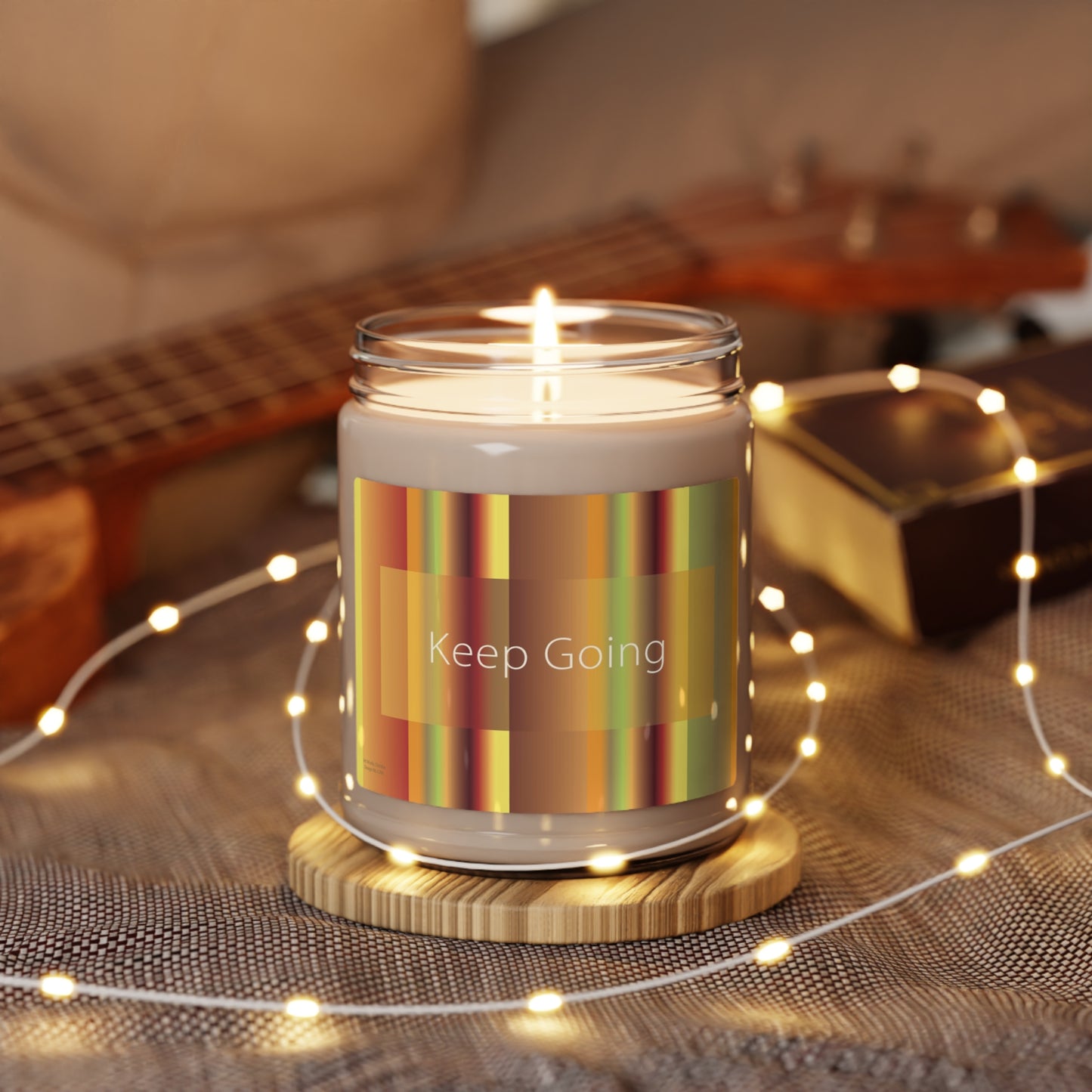 Scented Soy Candle, 9oz Keep Going - Design No.1200