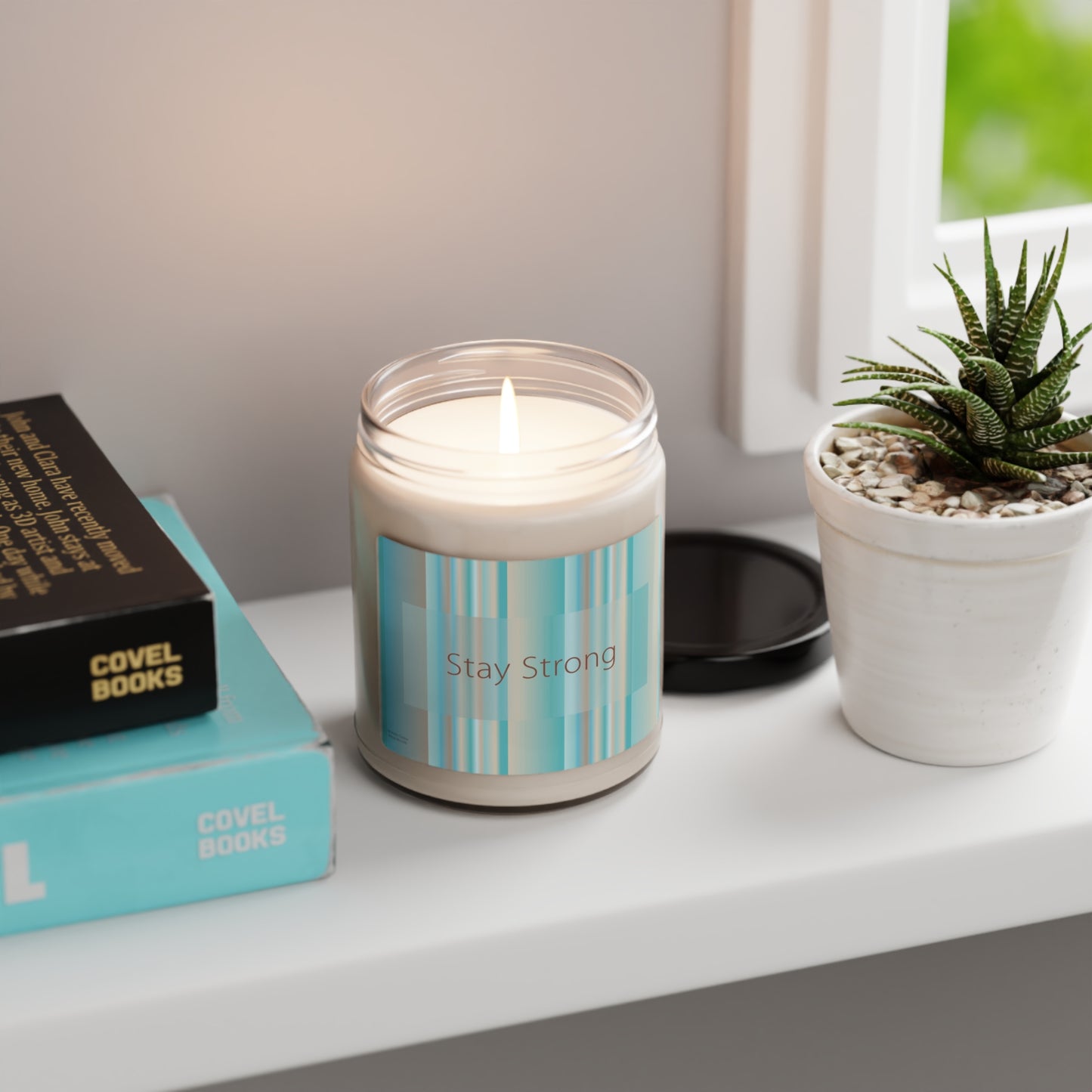 Scented Soy Candle, 9oz Stay Strong - Design No.2100