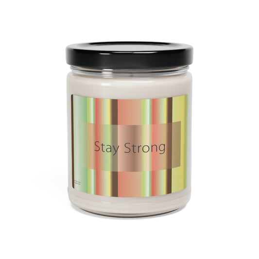 Scented Soy Candle, 9oz Stay Strong - Design No.1000