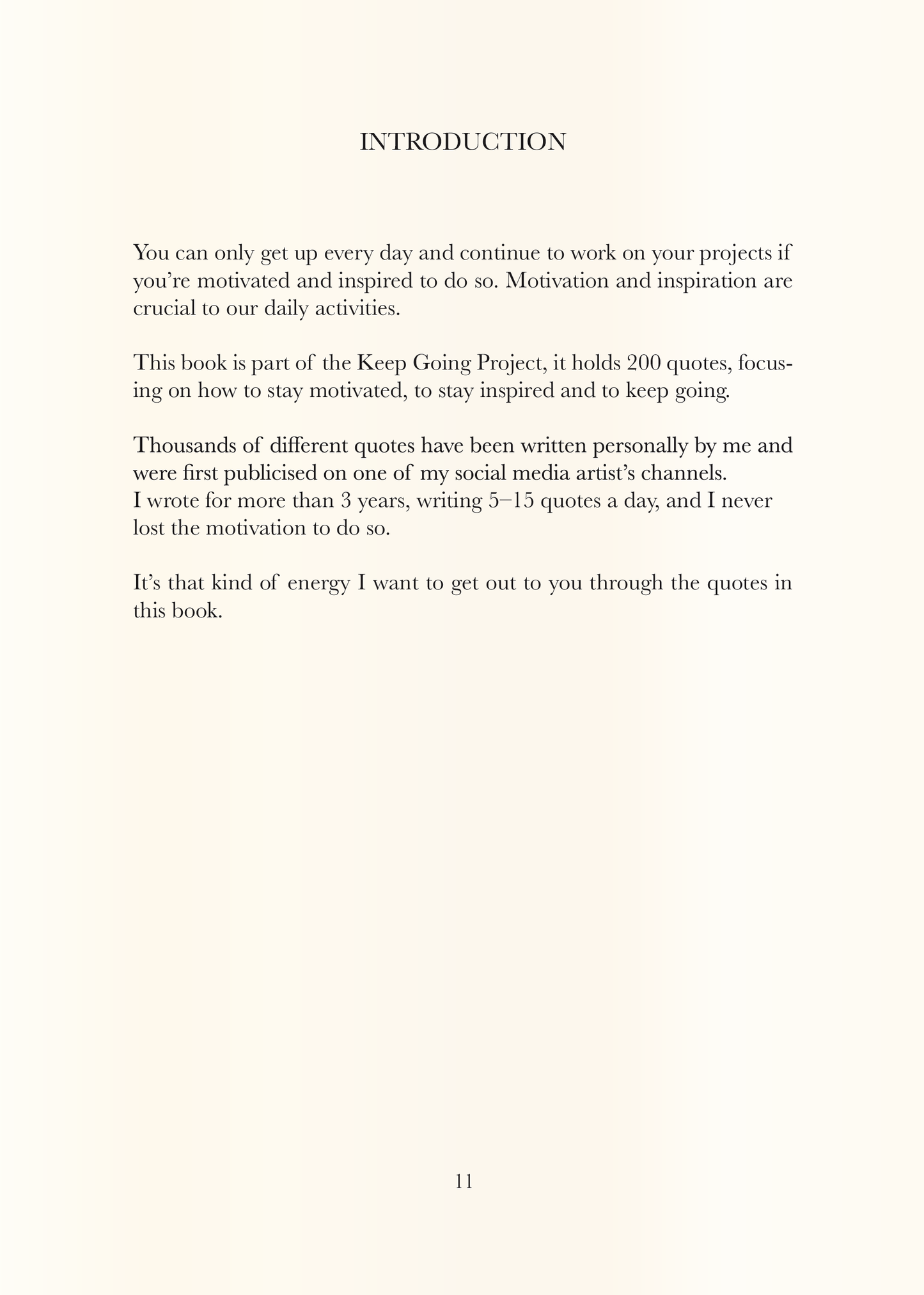 Keep Going - 200 Quotes - Print Book