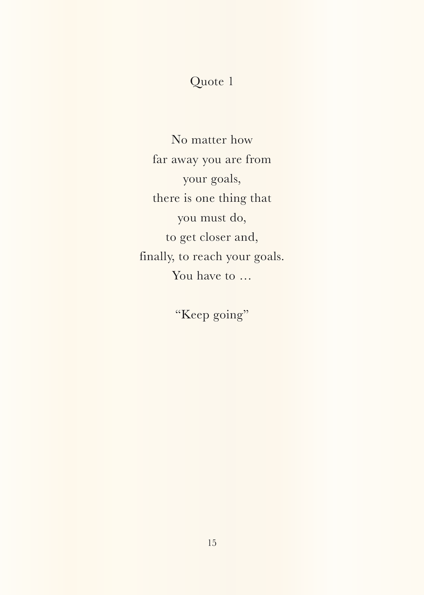 Keep Going - 200 Quotes - Print Book