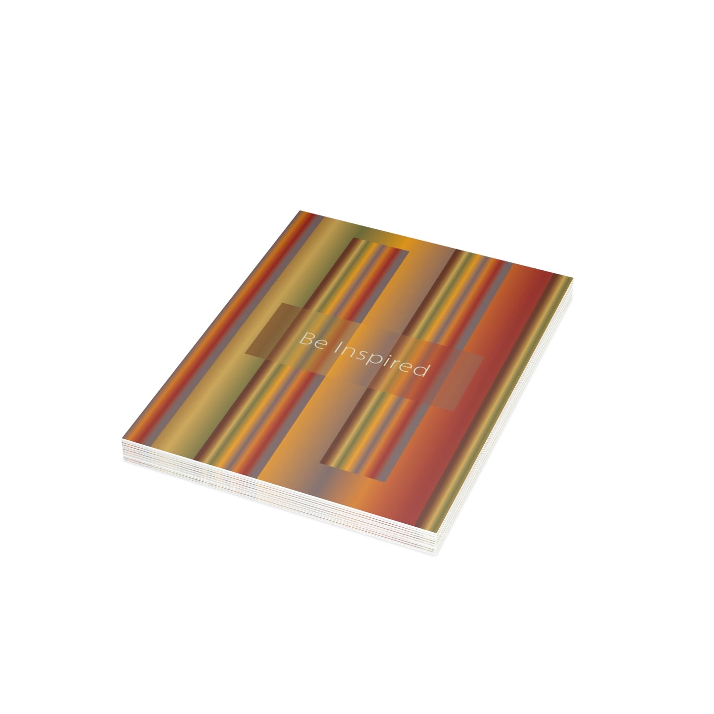 Folded Greeting Cards Vertical (1, 10, 30, and 50pcs) Be Inspired - Design No.1700