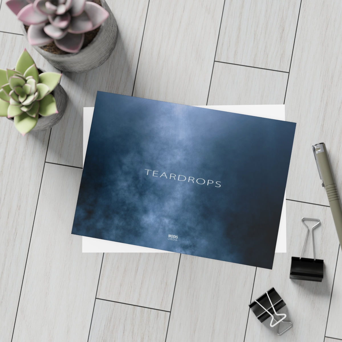 Art Postcards Vertical (10, 30, and 50pcs) Design 'Teardrops'