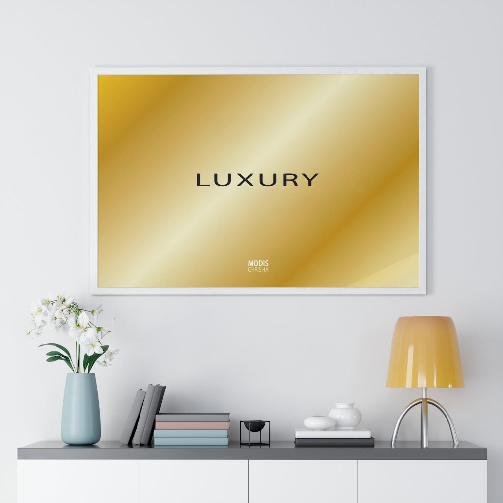 Poster Framed Horizontal Premium 36“ x 24“ - Design Luxury